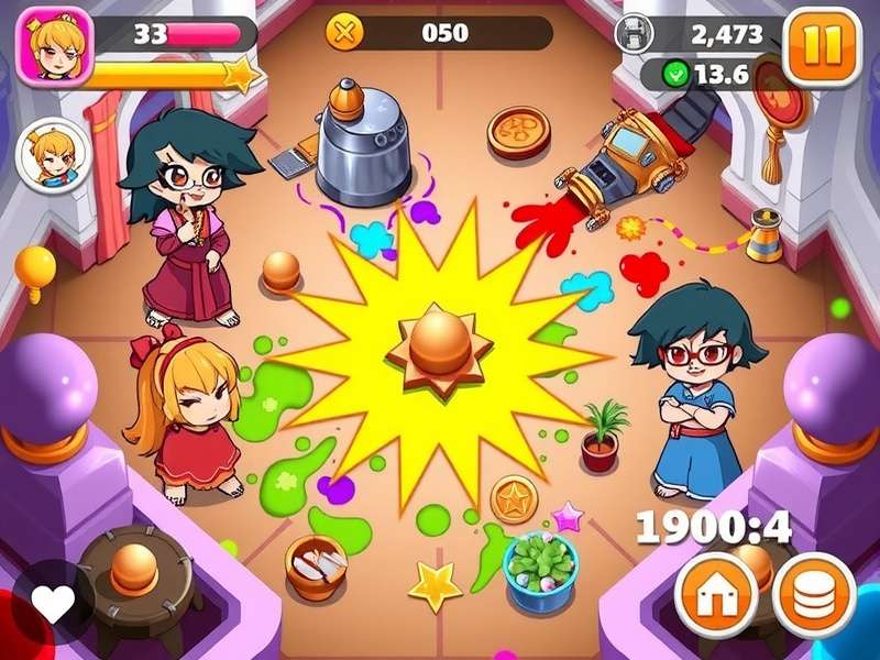 Festive Color Clash gameplay screenshot